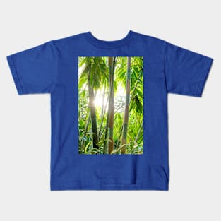 Sun through the Tropical Trees Photograph Kids T-Shirt